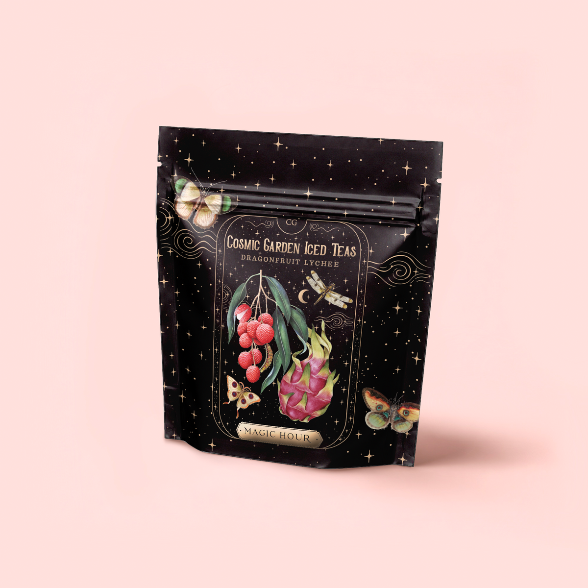 Dragonfruit Lychee Green Iced Tea | Magic Hour