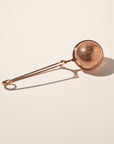 Rose gold loose leaf tea strainer