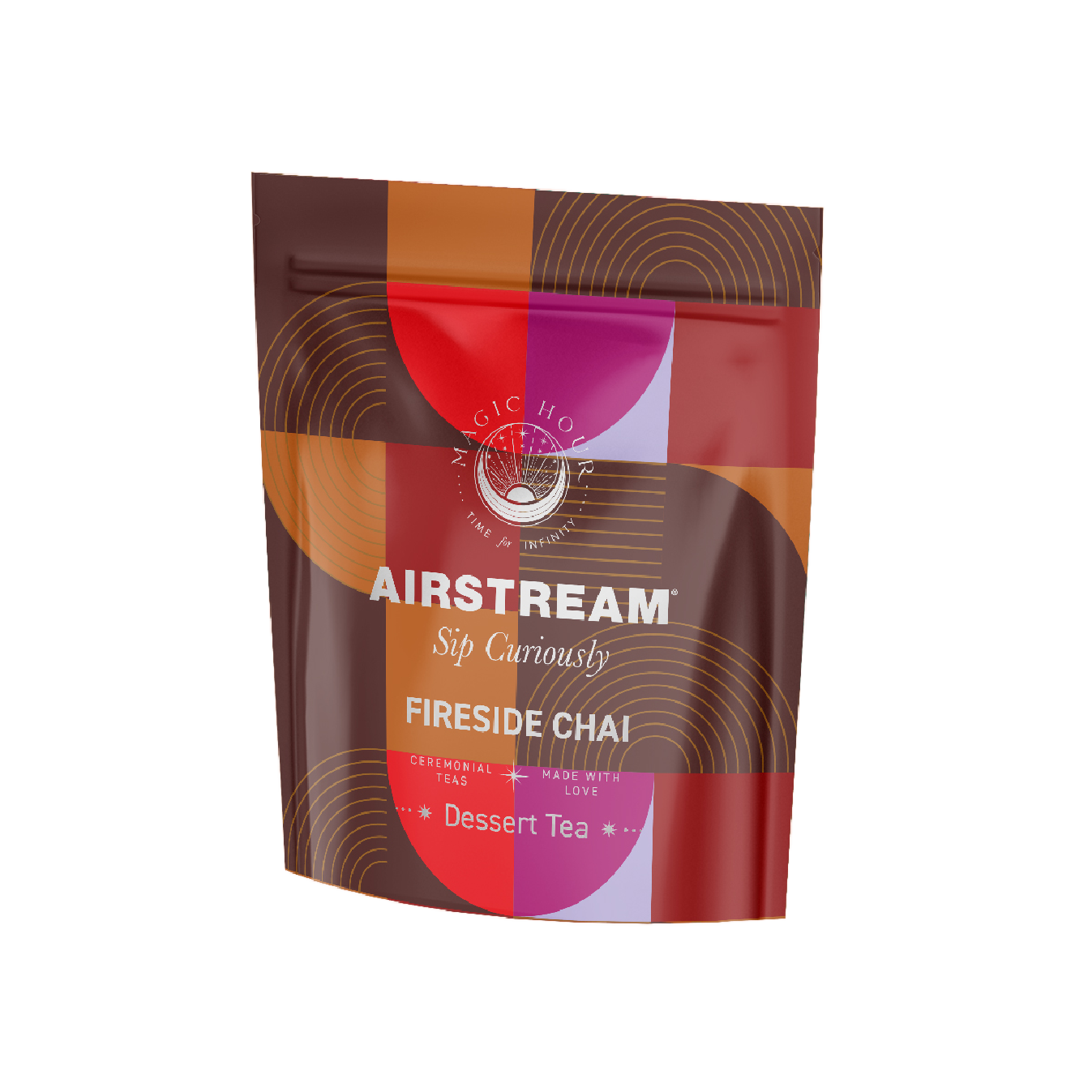 Fireside chai medium pouch packaging