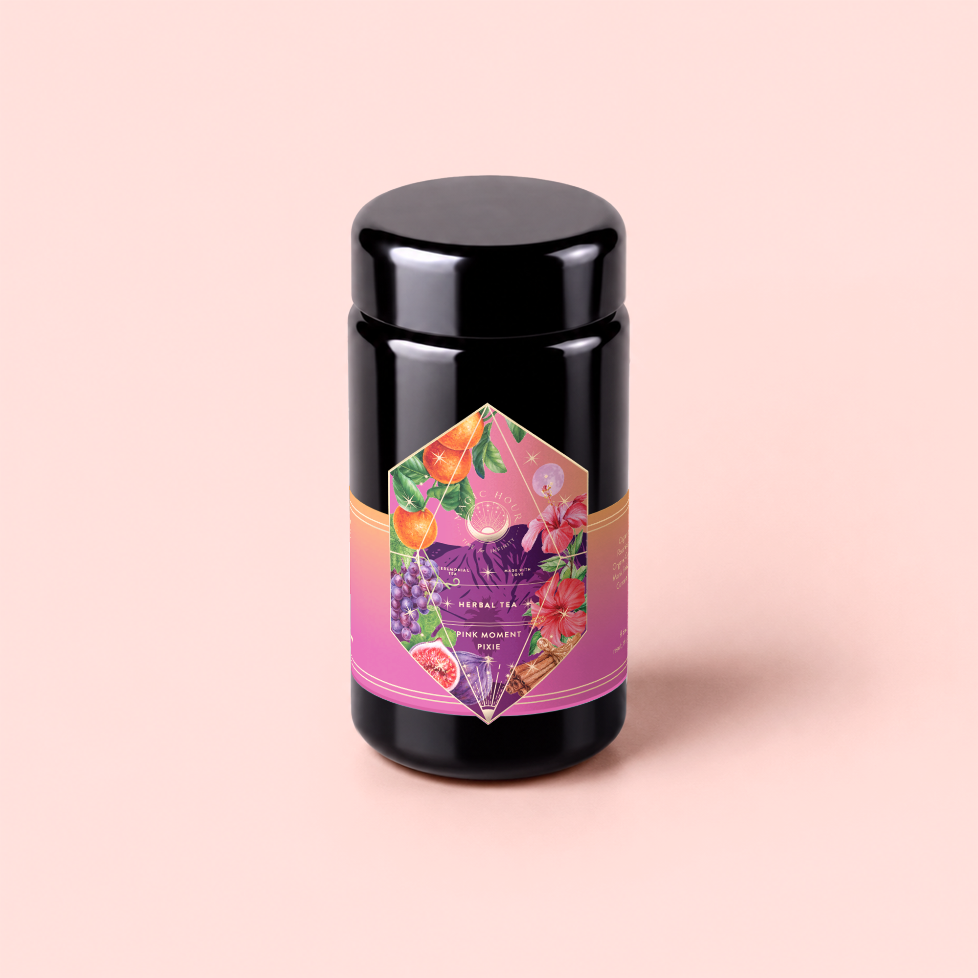 Pink Moment Pixie - Hibiscus Tangerine Dream Herbal Tea | Magic Hour