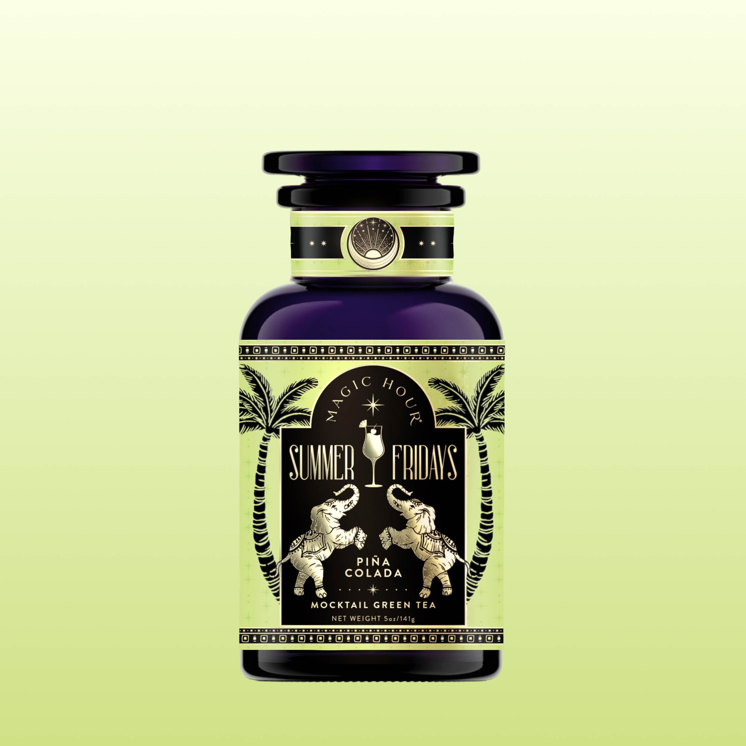 Piña Colada: Tropical Green Mocktail Tea for Sultry Moods