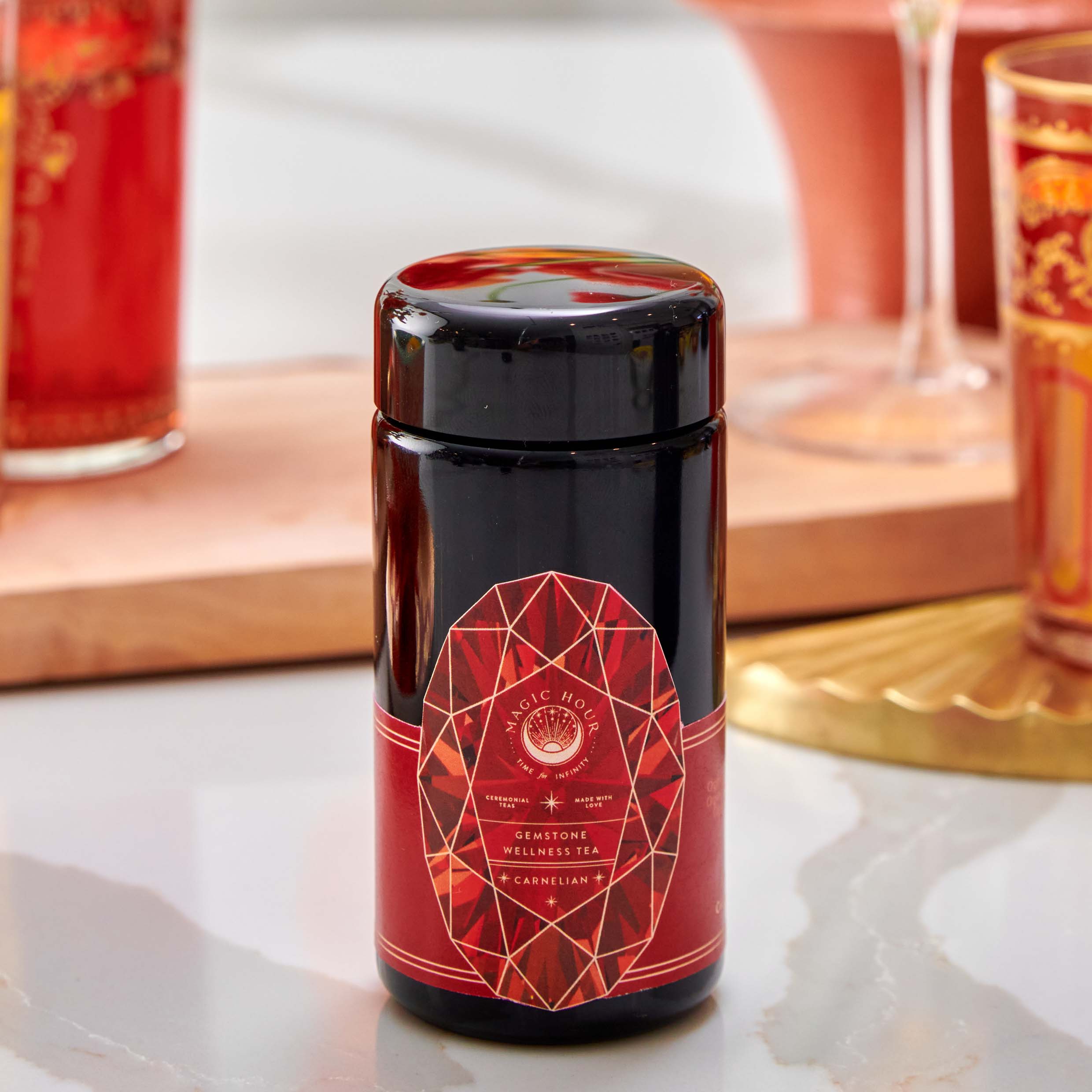 Carnelian : Caffeine-Free Apricot Amaretto Tea | Magic Hour