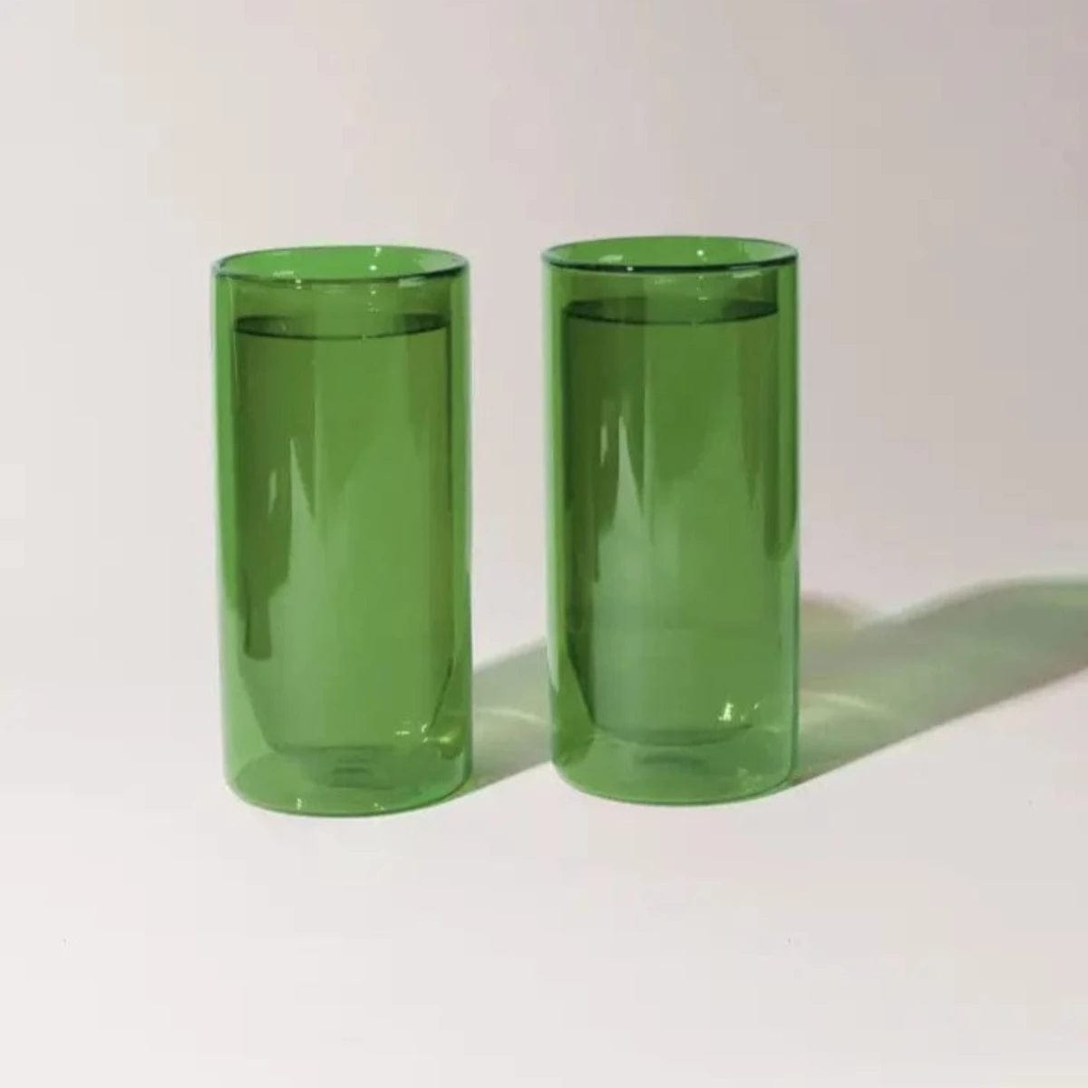 Double Walled Glass Set - Verde