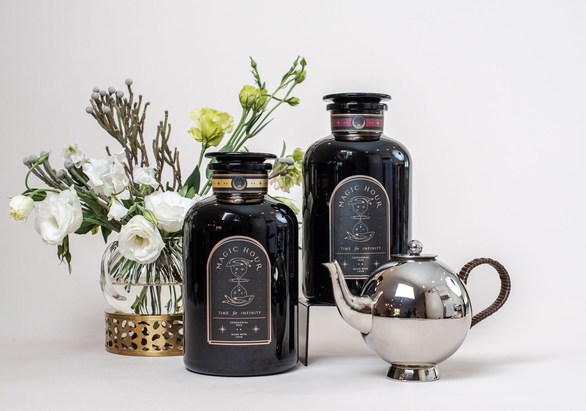Big Magic: Violet Glass Apothecary Jar for Bulk Tea