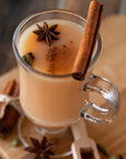 Apple Almond Nog tea perfectly dress for the holidays