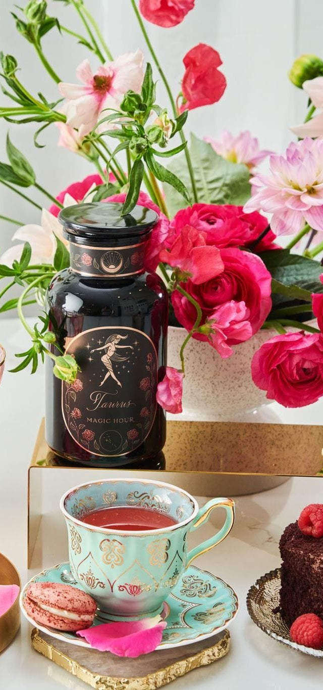 Taurus: Tea of Venusian Garden Delights Apothecary Jar