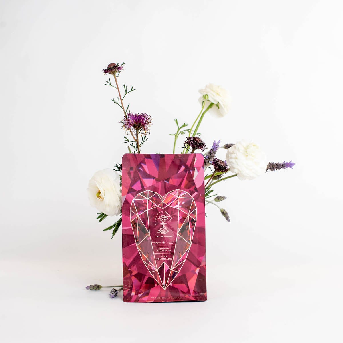 Pink Tourmaline: Organic Dragon fruit Hibiscus White Tea for Women&#39;s Health