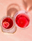 Bright Red Tea in glass