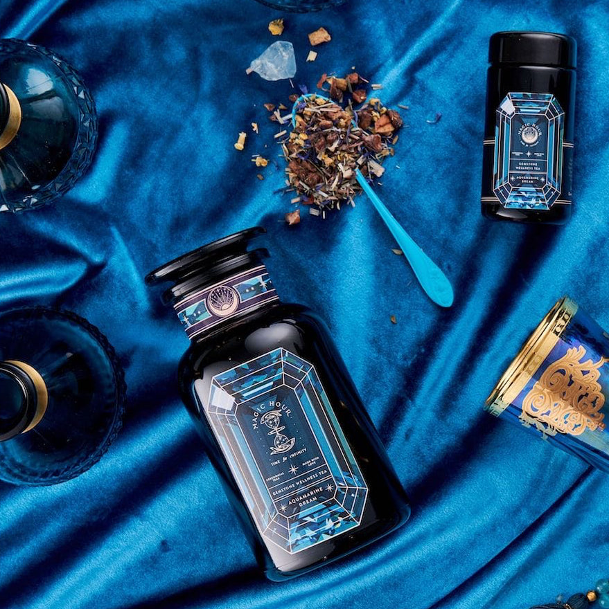 Aquamarine Dream Soothing Herbal Ayurvedic Adrenal Tonic Pastafina