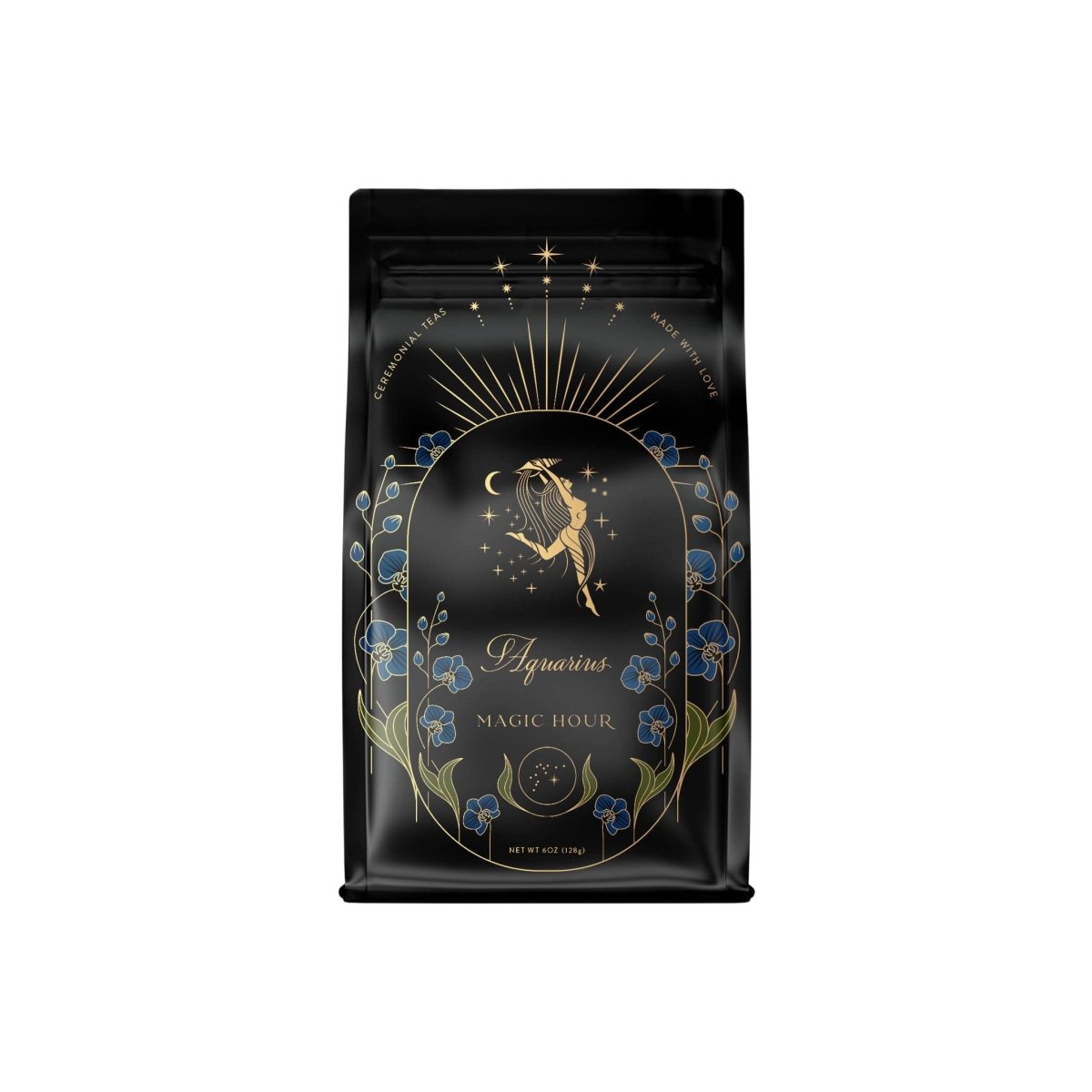 Aquarius: Visionary Goddess Tea-Luxe Pouch (60-75 Cups-Refill your Jar!)-Magic Hour