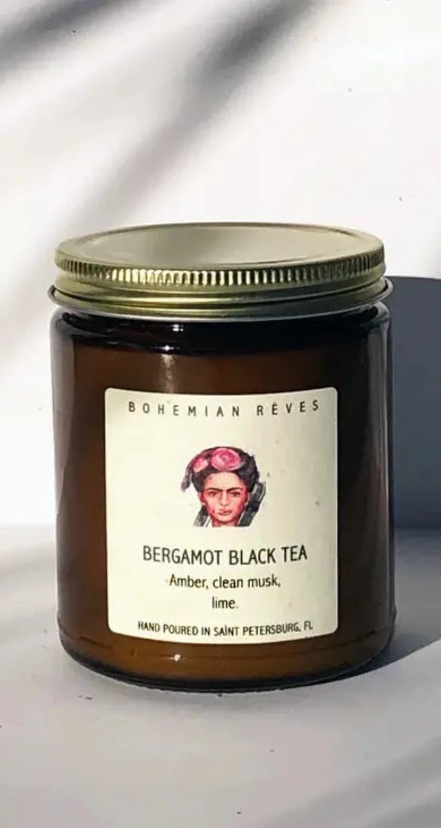 Bergamot Black Tea Soy Candle--Magic Hour