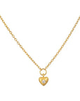 Boundless Love Mini Heart Pendant Necklace--Magic Hour