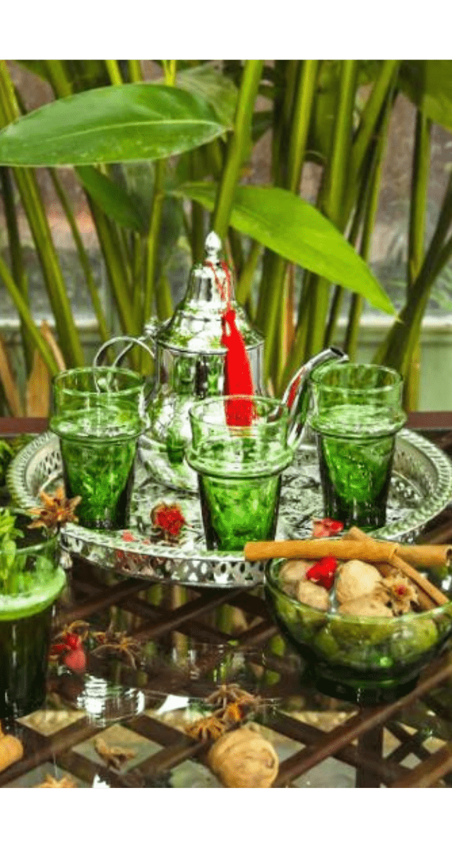 Ceremonial Moroccan Stainless-Steel Tea Pot--Magic Hour