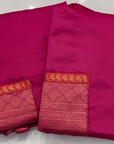 Cool & Casual Handmade Sari Aprons-Teal Floral with Gold Trim 