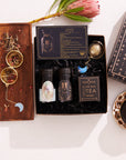 Cosmic Gemstone Mini Gift Set: Astrology Tea & Gemstone Wellness Tea Curated by Birth Month-June: Gemini Sampler Pouch with Pearl Traveler Jar-Magic Hour