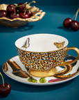 Creatures of Curiosity - Leopard Teacup and Saucer--Magic Hour