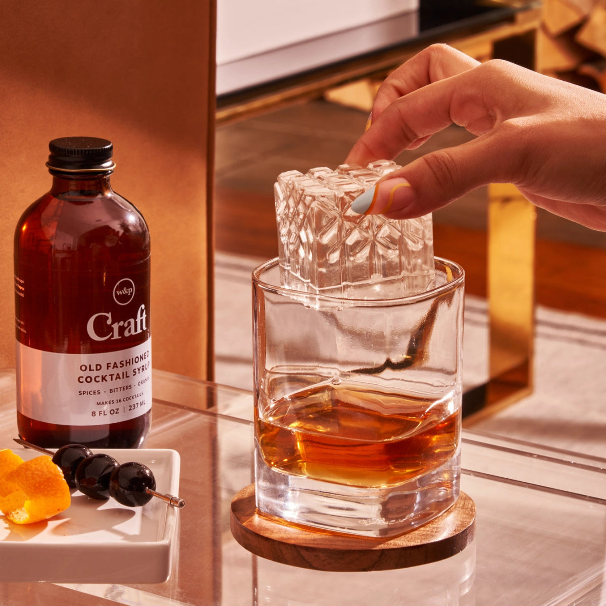 Crystal Ice Cube Tray--Magic Hour