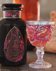 Garnet: Violet Wine Gemstone Wellness Tea-6oz Violet Glass Apothecary Jar (75+ Cups!)-Magic Hour