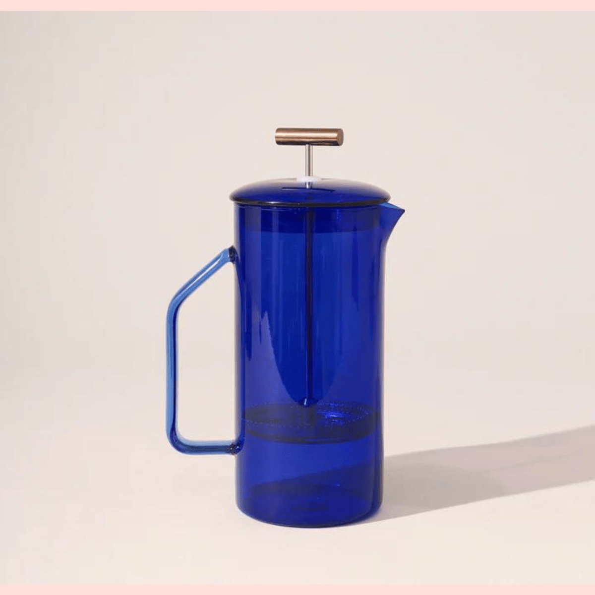 Glass French Press Pot-Cobalt-Magic Hour