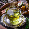 Jasmine Yin Hao Green Tea-6oz Pouch + Violet Glass Apothecary Jar-Magic Hour