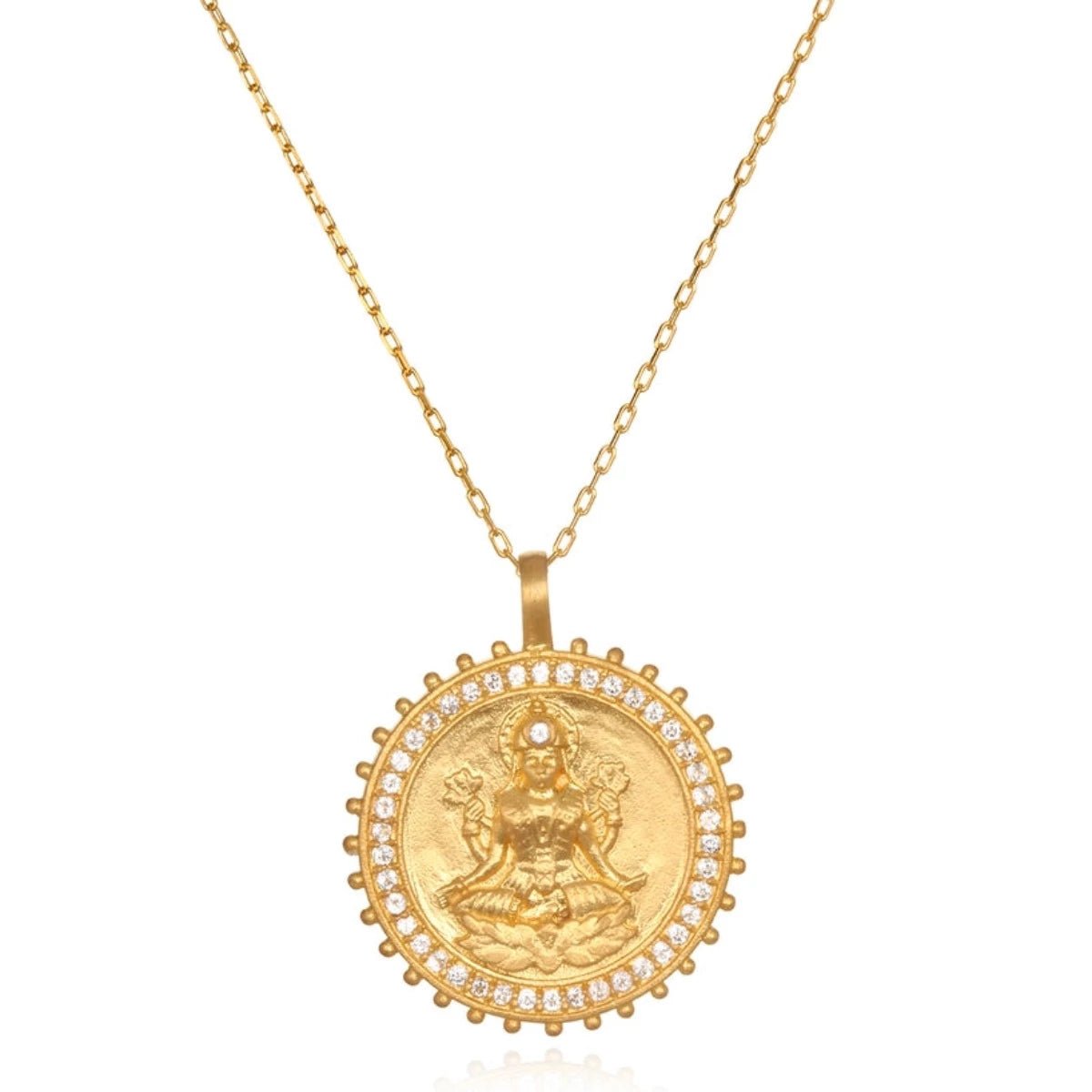 Lakshmi Goddess of Abundance Necklace--Magic Hour