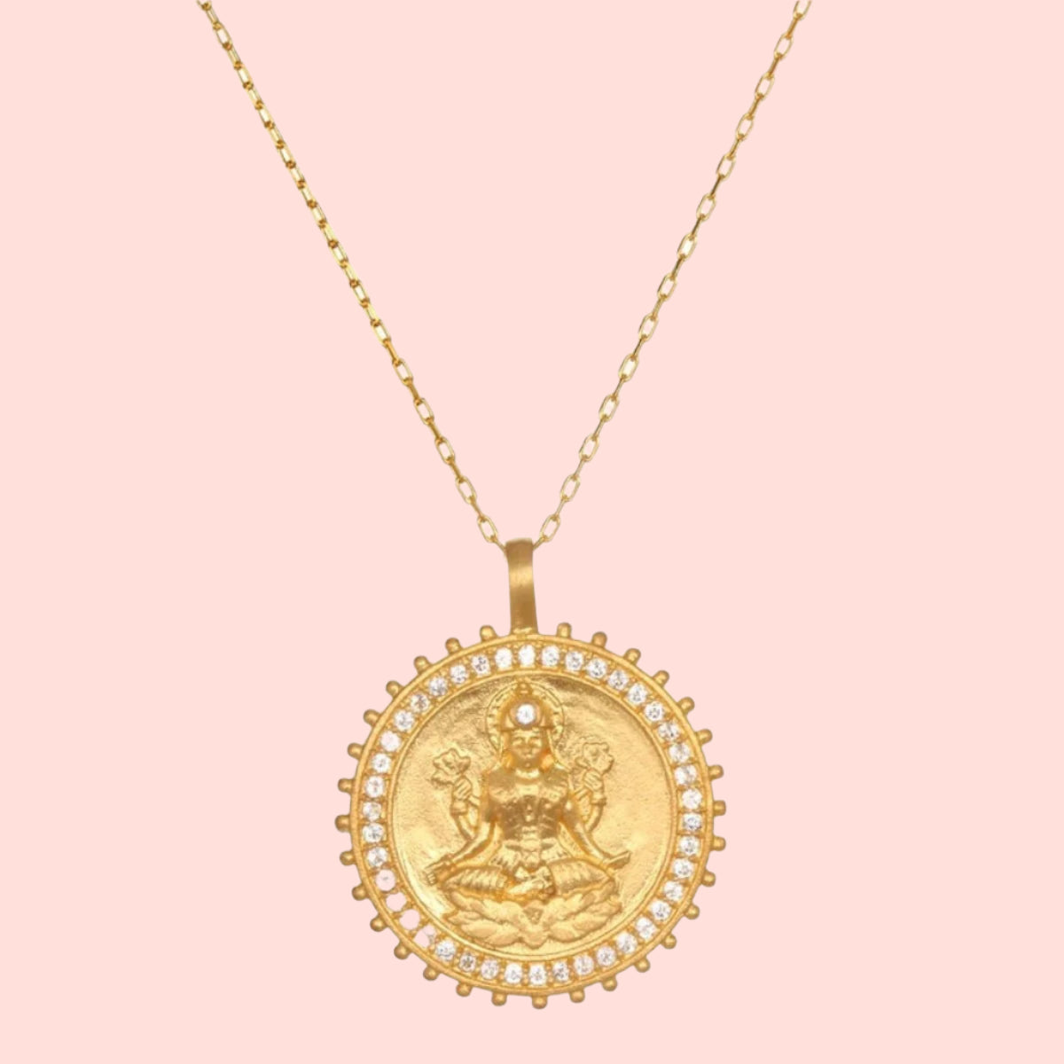 Lakshmi Goddess of Abundance Necklace--Magic Hour