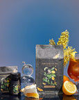 Lemon Meringue Puerh Black Iced Tea-Luxe Pouch (Refill your Jar - Includes with 12 Cold-Steep Sachets)-Magic Hour