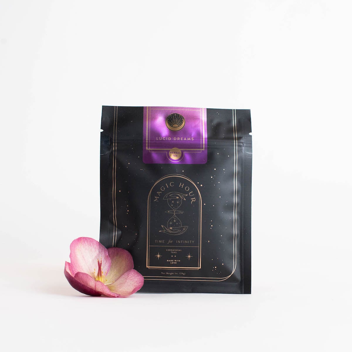 Lucid Dreams: Tulsi-Turmeric Herbal Tea for Sleep &amp; Calm-1 oz Pouch (10-15 Cups)-Magic Hour