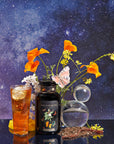 Mango Jasmine Oolong Iced Tea-Violet Glass Apothecary Jar (Includes with 12 Cold-Steep Sachets)-Magic Hour