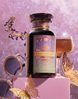 Mercury Mint Nighttime: Vanilla Mint Lavender Jasmine Tea- Caffeine Free!-Violet Glass Apothecary Jar (Up to 65 Cups!)-Magic Hour