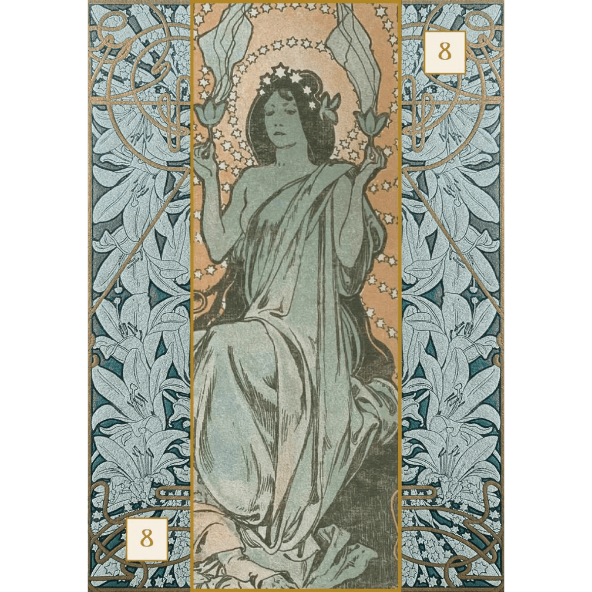 Mucha Oracle Cards--Magic Hour