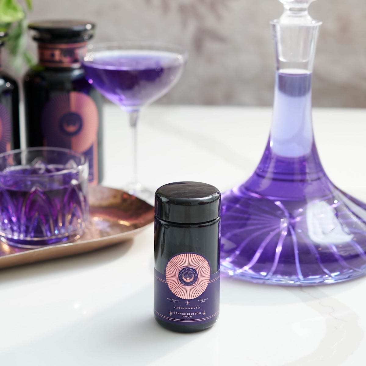 Orange Blossom Moon™-0.5oz Violet Glass Traveler Jar-Magic Hour