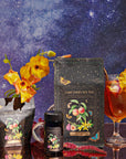 Peach Vanilla Black Iced Tea with Figs-Luxe Pouch (Refill your Jar - Includes with 12 Cold-Steep Sachets)-Magic Hour