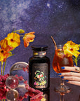 Peach Vanilla Black Iced Tea with Figs-Violet Glass Apothecary Jar (Includes with 12 Cold-Steep Sachets)-Magic Hour
