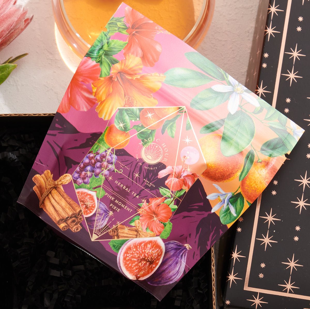 Herbal Tea | Pink Moment Pixie - Hibiscus Tangerine Dream Herbal