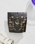 Pisces: Magnolia-Jasmine Blueberries & Cream Tea with Lion's Mane-Luxe Pouch (Refill your Jar with 6oz Loose Leaf Tea)-Magic Hour