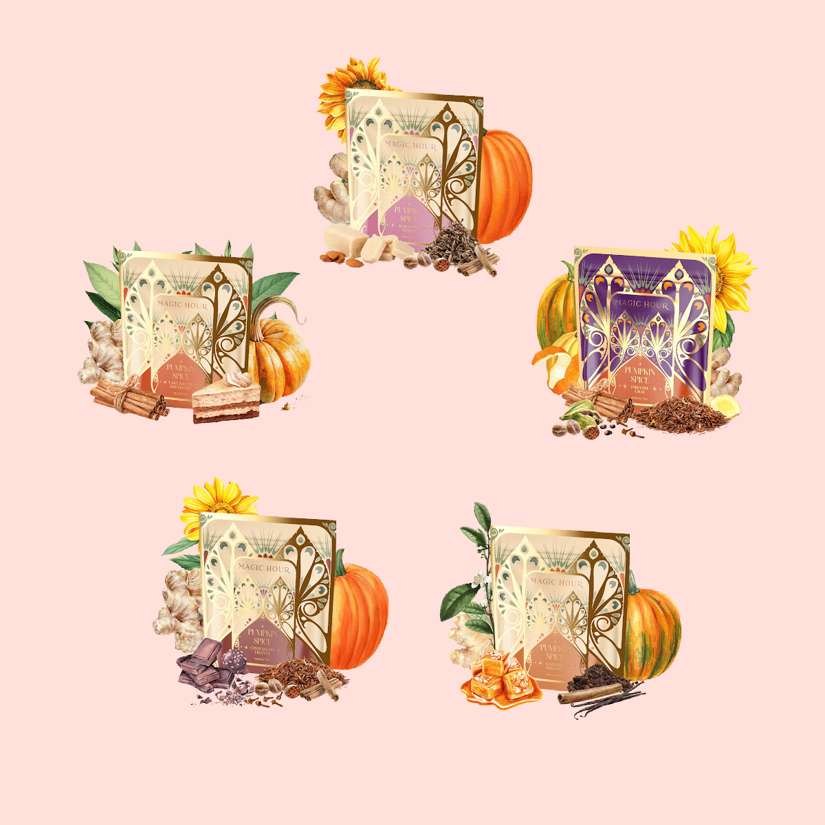 Pumpkin Spice Abundance Sampler Bundle--Magic Hour