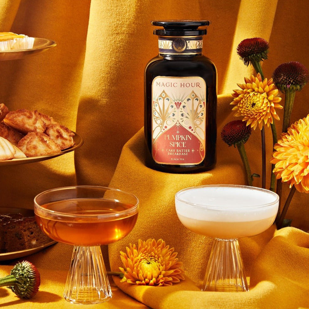 Pumpkin Spice Cake Batter-Violet Glass Apothecary Jar (up to 75 cups)-Magic Hour
