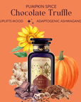 Pumpkin Spice Chocolate Truffle-Violet Glass Apothecary Jar (up to 75 cups)-Magic Hour