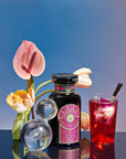 Queen of the Tropics: Rosé all Day Alternative Tea-5oz Violet Glass Apothecary Jar (65+ Cups)-Magic Hour