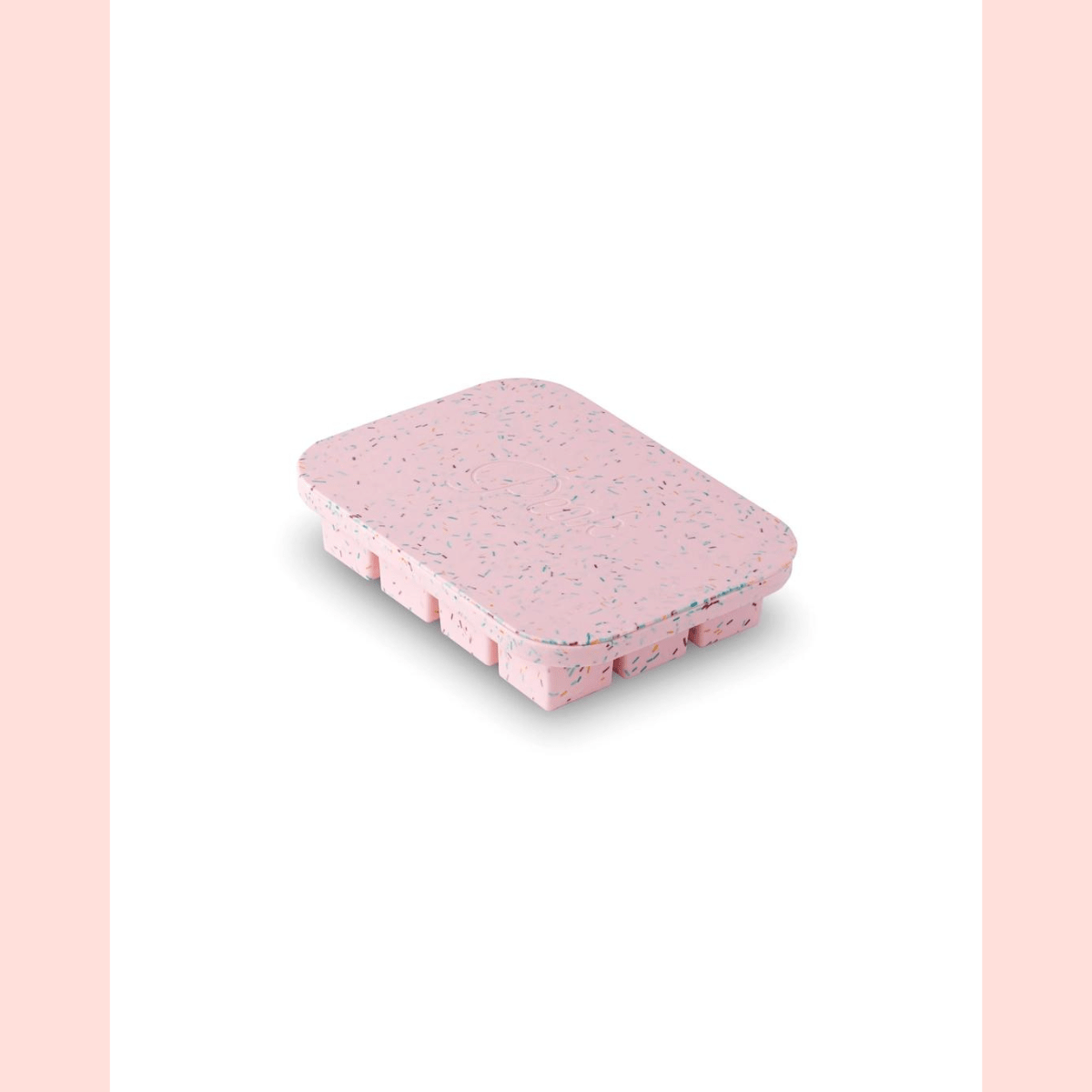 Reusable Ice Cube Tray - Speckled Pink--Magic Hour