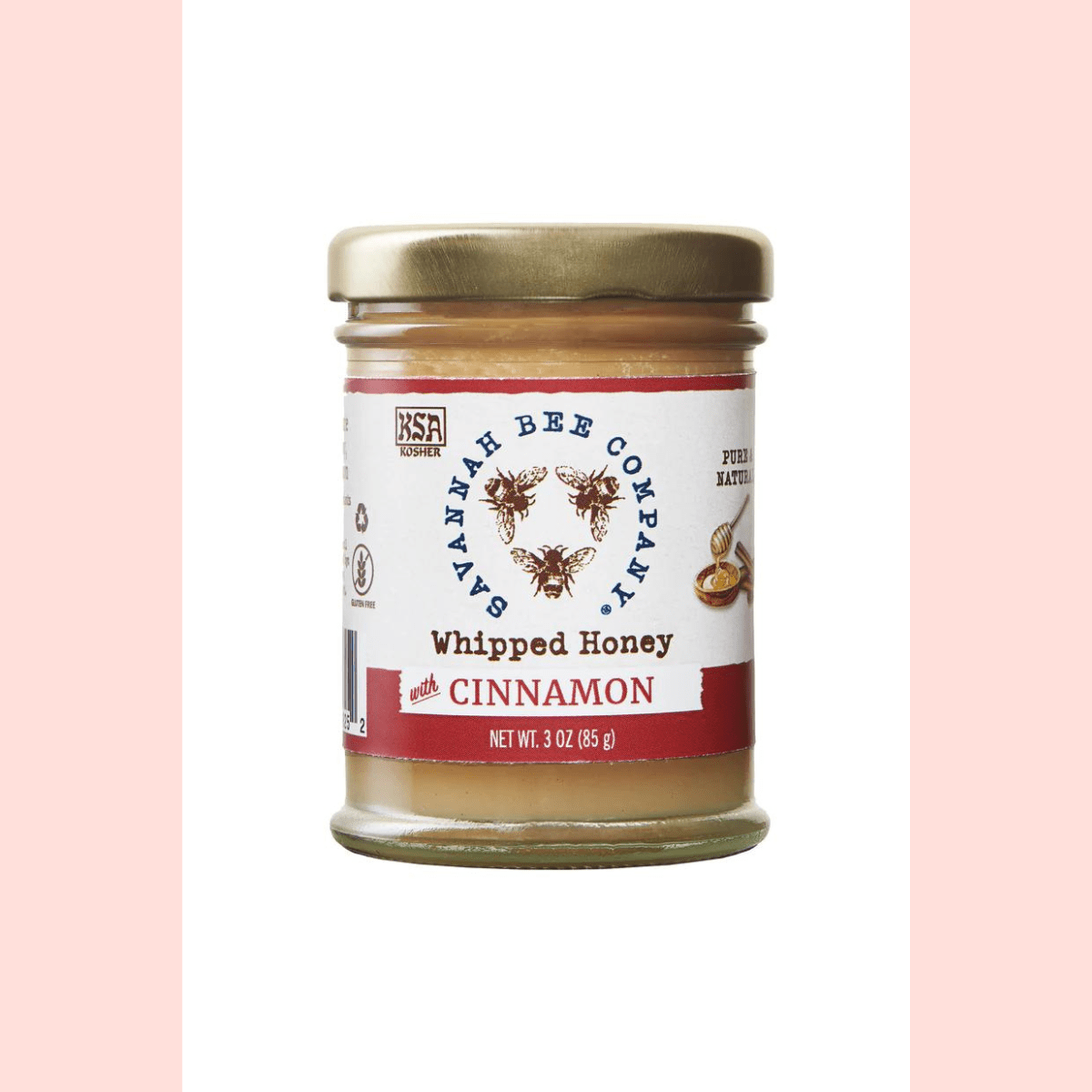 Savannah Bee Co. Honey - Whipped Honey with Cinnamon (3oz)--Magic Hour