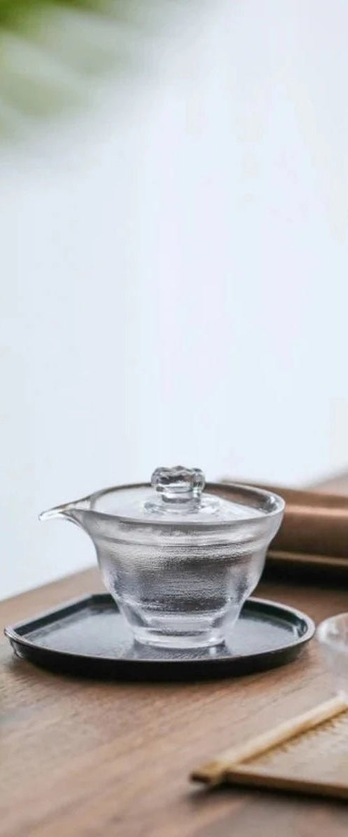 Traditional Glass Gaiwan Teapot--Magic Hour