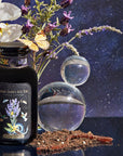 Vanilla Lavender Black Iced Tea-Violet Glass Apothecary Jar (Includes with 12 Cold-Steep Sachets)-Magic Hour